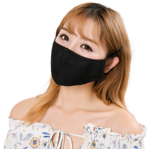 Cotton PM25 Anti Haze Dust Mask Anti-dust Storm Respirator Replaceable Filter Mask Thick Windproof Mouth Mask Flu Face Masks SM6