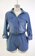 Country Way Long Sleeve Rompers  Jumpsuit    Denim Jumpsuit Shorts Playsuit Jeans Overalls SM6