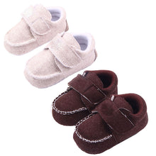 Cozy Toddler Baby Linen Crib Shoes Kid Boy Girl Non-Slip Loafers Shoes 0-12M PY5 SM6