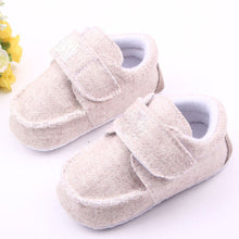 Cozy Toddler Baby Linen Crib Shoes Kid Boy Girl Non-Slip Loafers Shoes 0-12M PY5 SM6