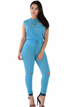 Creative Zip Hole Design Sexy Jumpsuit Romper Overalls  Style One Piece Jumpsuit Long Pants Combinaison Femme SM6