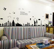 Creative bedroom adornment wall stickers Creative background can remove the wall stickers SM6