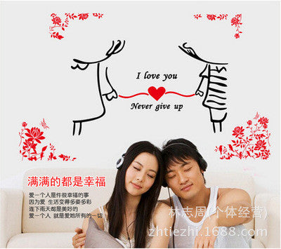 Creative decorative background wall stickers Three-dimensional flowers household adornment wall waterproof wall stickers SM6