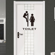 Creative personality toilet closestool household adornment wall stickers on the wall SM6