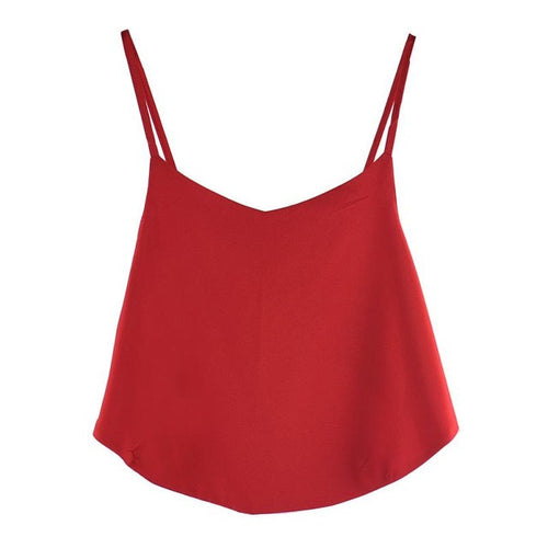 Crop Top   style Women Red White Tank Tops Women Cotton Camis Female Canotta Top Donna,Crochet Tops SM6