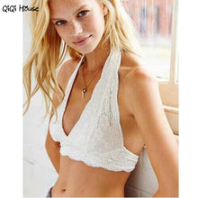 Crop Top Lace Halter Solid Sexy Floral Bra Strapless Unpadded Tank Workout Clothes Racerback Tank Top#B721 SM6