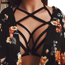 Crop Top Sexy Women Strappy Bra Bandage Hollow Halter 2017 Summer Tops Crossed Bustier Bra Roupas Sexy E Sensuais#121 SM6