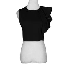 Crop Top Summer Sleeveless Blouse Ruffles Casual Midriff Top Tank Short Chalecos Mujer Camiseta De Tirantes Mujer#B803 SM6