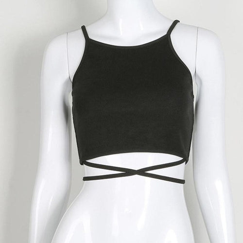 Crop Tops Bandage Hollow Summer Tops Sexy Girls Fitness Tops Sleeveless Tank Tops Lingerie Tubes Suspenders Tomara Que Caia#121 SM6