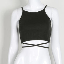 Crop Tops Bandage Hollow Summer Tops Sexy Girls Fitness Tops Sleeveless Tank Tops Lingerie Tubes Suspenders Tomara Que Caia#121 SM6