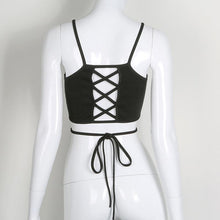 Crop Tops Bandage Hollow Summer Tops Sexy Girls Fitness Tops Sleeveless Tank Tops Lingerie Tubes Suspenders Tomara Que Caia#121 SM6