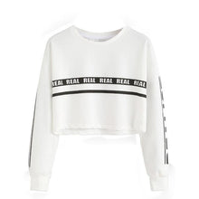 Cropped Hoodies Women Long Sleeve Women Pullovers Loose Autumn Cropped Sweatshirt Moletom Feminino#212 SM6