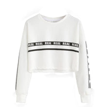 Cropped Hoodies Women Long Sleeve Women Pullovers Loose Autumn Cropped Sweatshirt Moletom Feminino#212 SM6