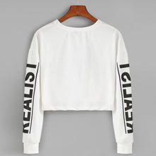 Cropped Hoodies Women Long Sleeve Women Pullovers Loose Autumn Cropped Sweatshirt Moletom Feminino#212 SM6