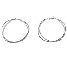 Cross Hoop Earrings Women Girls Elegant Round Earrings SM6