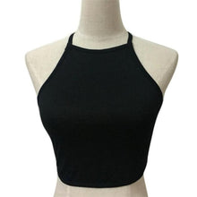 Crossed Top Bandage Backless Crop Top Women Halter Tank Tops Bustier Crop Top Gothic Clothing Lenceria Femenina Sutia Strappy#99 SM6