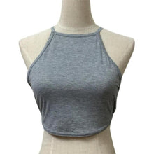 Crossed Top Bandage Backless Crop Top Women Halter Tank Tops Bustier Crop Top Gothic Clothing Lenceria Femenina Sutia Strappy#99 SM6