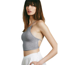 Crossed Top Bandage Backless Crop Top Women Halter Tank Tops Bustier Crop Top Gothic Clothing Lenceria Femenina Sutia Strappy#99 SM6