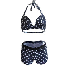 Crossed Top Sext Bra Print Dot Halter Bra Pkus Size 3XL Women Summer Beach Swimsuit Crop Tops Bralette Bra Bikini Bottoms#0521 SM6