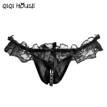 Crotchless Women Girl Sexy Open Thong Crotch Panties Lace Panties Knicker Thong Lingerie Underwear Culotte Sexy Crotchless#568 SM6