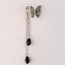 Crystal Elegant Stunning Charmming Tassel Butterfly Waterdrop Long Pendant Earrings Eardrop SM6