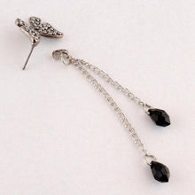 Crystal Elegant Stunning Charmming Tassel Butterfly Waterdrop Long Pendant Earrings Eardrop SM6