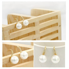 Crystal Pearl Earrings For Women Gift Zinc Alloy Faux Pearl Earring Jewelry Earrings Valentine's Day SM6