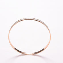 Cuff Bling Lady Gift Bracelets Bangles Trendy Women's Charm Double circle matte Bangle Wristb  Bracelet SM6