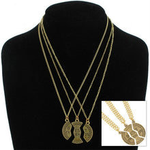 Custom Personalized BFF Best Friend Jewelry puzzle necklace Jewelry  3Pcs Family Tree necklace SM6