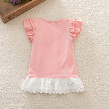 Cute Baby Girls Elephant Pattern Ruffle Dresses One Piece Dress PY SM6