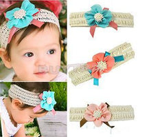 Cute Baby Infant Girl's Headb  Flower Bow Hairb  Clothing Cute Hair Accessories  SM6