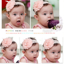 Cute Baby Kids Girls Headbands Hair Bands Bowknot Flower Clips Ribbon Headdress Hair Wear SM6