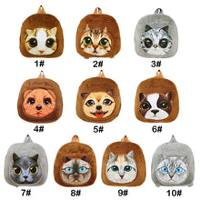 Cute Children School Bags Mochila Escolar Backpack Kids Bag Cat Face Animal Cartoon Kids Backpack Boys Girls Backpack SM6