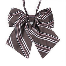 Cute Crown Collar Flower Adjustable Bow Tie Students Plaid Japanese Uniform Bow Tie Women's Butterflies Neck Tie Cravat SM6