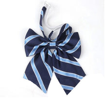 Cute Crown Collar Flower Adjustable Bow Tie Students Plaid Japanese Uniform Bow Tie Women's Butterflies Neck Tie Cravat SM6