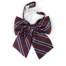 Cute Crown Collar Flower Adjustable Bow Tie Students Plaid Japanese Uniform Bow Tie Women's Butterflies Neck Tie Cravat SM6