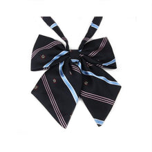 Cute Crown Collar Flower Adjustable Bow Tie Students Plaid Japanese Uniform Bow Tie Women's Butterflies Neck Tie Cravat SM6