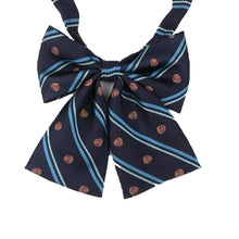 Cute Crown Collar Flower Adjustable Bow Tie Students Plaid Japanese Uniform Bow Tie Women's Butterflies Neck Tie Cravat SM6
