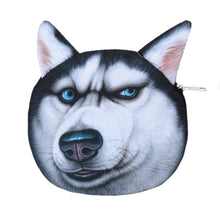 Cute Women Crossbody Bag Dog Face Head Animal Print Zipper Closure Small Shoulder Chain Bag Handbag SM6