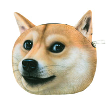 Cute Women Crossbody Bag Dog Face Head Animal Print Zipper Closure Small Shoulder Chain Bag Handbag SM6