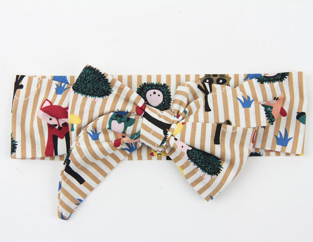 Cute Girls Bow Headband Elastics For Newborns Elastic Hair Head Band Fashion Accessorie Kinderkleding Meisjes#3546 SM6