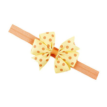 Cute Girls Hair Accessories Bowknot Dot Elastic Hair Bands Bandeau Fille Flower Hair Band Faixa De Cabelo#121 SM6