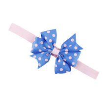 Cute Girls Hair Accessories Bowknot Dot Elastic Hair Bands Bandeau Fille Flower Hair Band Faixa De Cabelo#121 SM6