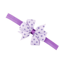 Cute Girls Hair Accessories Bowknot Dot Elastic Hair Bands Bandeau Fille Flower Hair Band Faixa De Cabelo#121 SM6