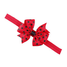 Cute Girls Hair Accessories Bowknot Dot Elastic Hair Bands Bandeau Fille Flower Hair Band Faixa De Cabelo#121 SM6