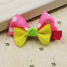 Cute Hair Clips For Giirls Dot Bowknot Hair Pins And Clips Hair Bow Prendedor De Cabelo#121 SM6