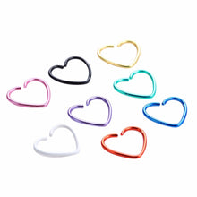 Cute Kawaii Earrings Heart Shape Clip Earrings Without Piercing For Women Girls 1Pack 40pcs Women Clip Earrings SM6