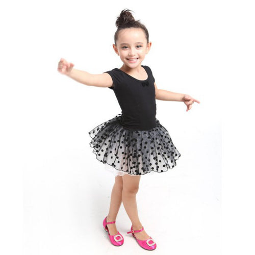 Cute Kids Baby Girl Ballet Dance Dress Child Girl Short Sleeve Tutu Dress Skirts SM6