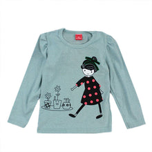 Cute Kids Baby Toddler Girls Tops Crewneck Long Sleeve Shirt Cotton T-Shirt 2-7YSM6