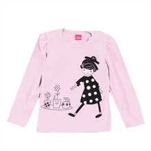 Cute Kids Baby Toddler Girls Tops Crewneck Long Sleeve Shirt Cotton T-Shirt 2-7YSM6